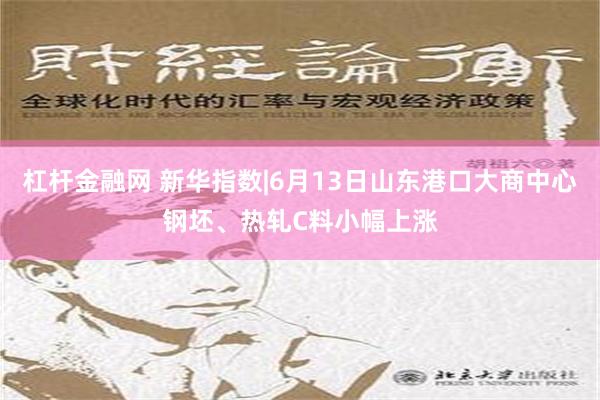 杠杆金融网 新华指数|6月13日山东港口大商中心钢坯、热轧C料小幅上涨