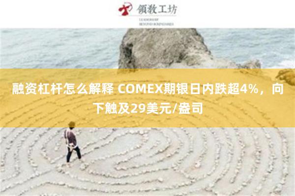 融资杠杆怎么解释 COMEX期银日内跌超4%，向下触及29美元/盎司